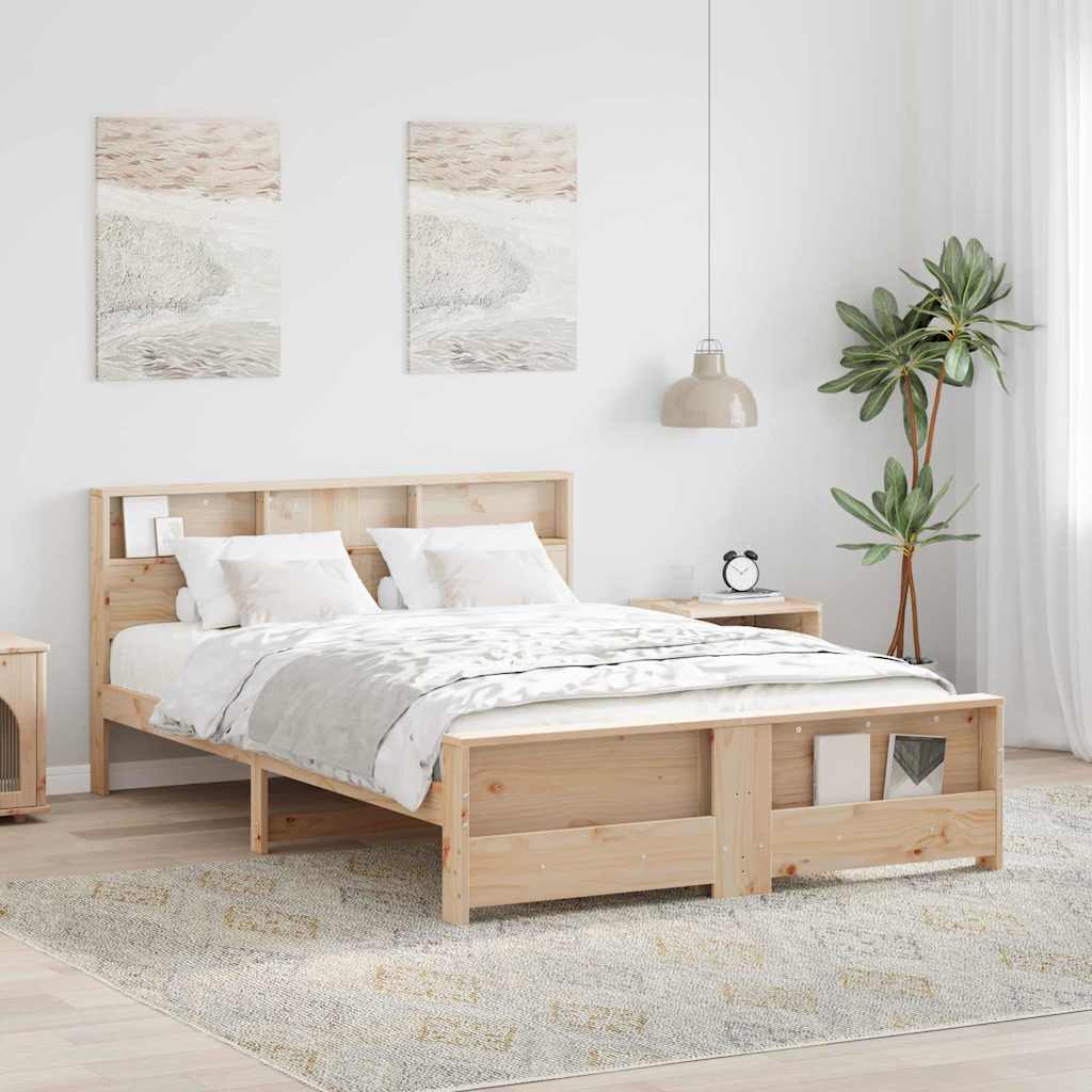 Krevetna konstrukcija Smeđa 160 x 200 cm Konstruirano drvo