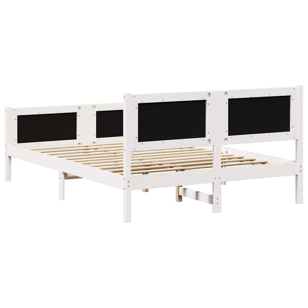 Krevetna konstrukcija s uzglavljem Svijetlo siva 140 x 190 cm
