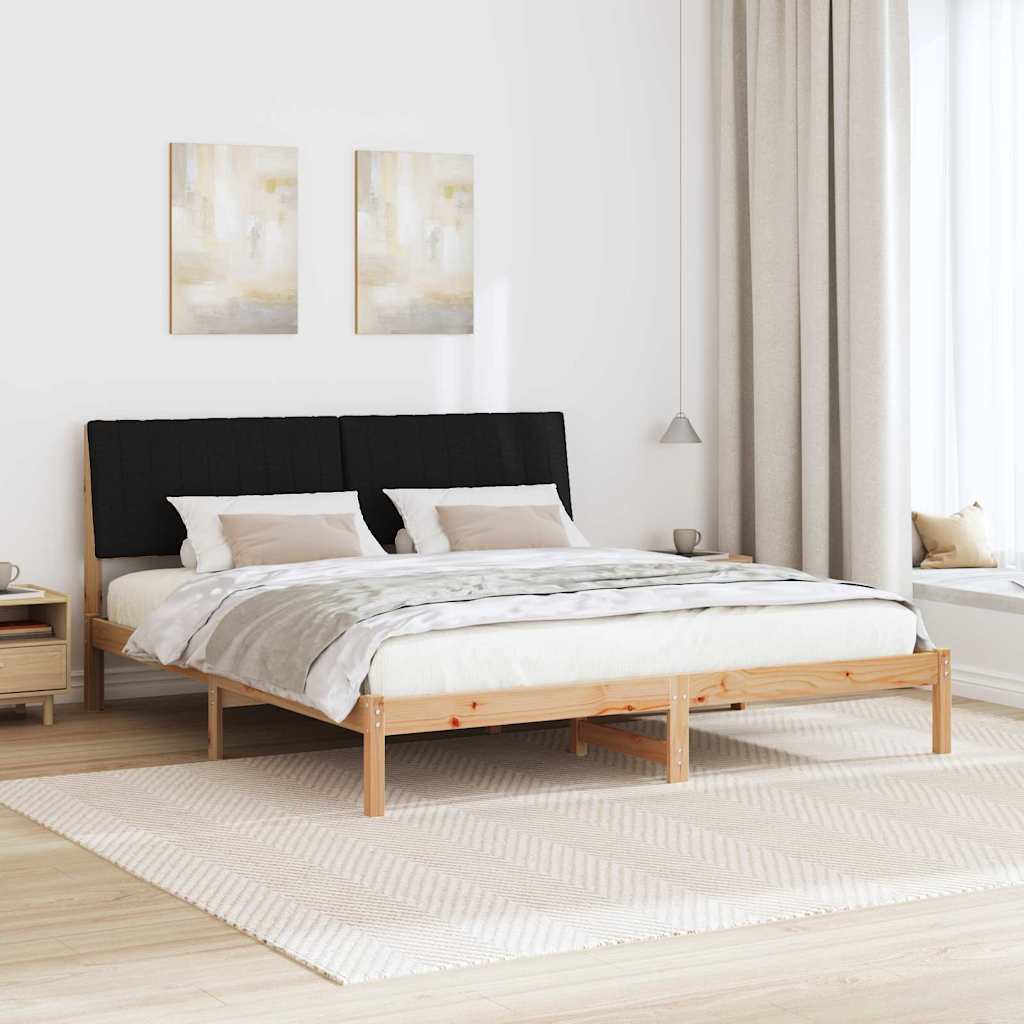 Krevetna konstrukcija Smeđa 180 x 200 cm Čvrsto borovo drvo
