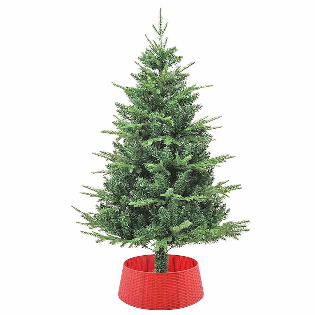 BožićnaSuknjazaDrvce Crvena Ø 65 x 24 cm Plastika