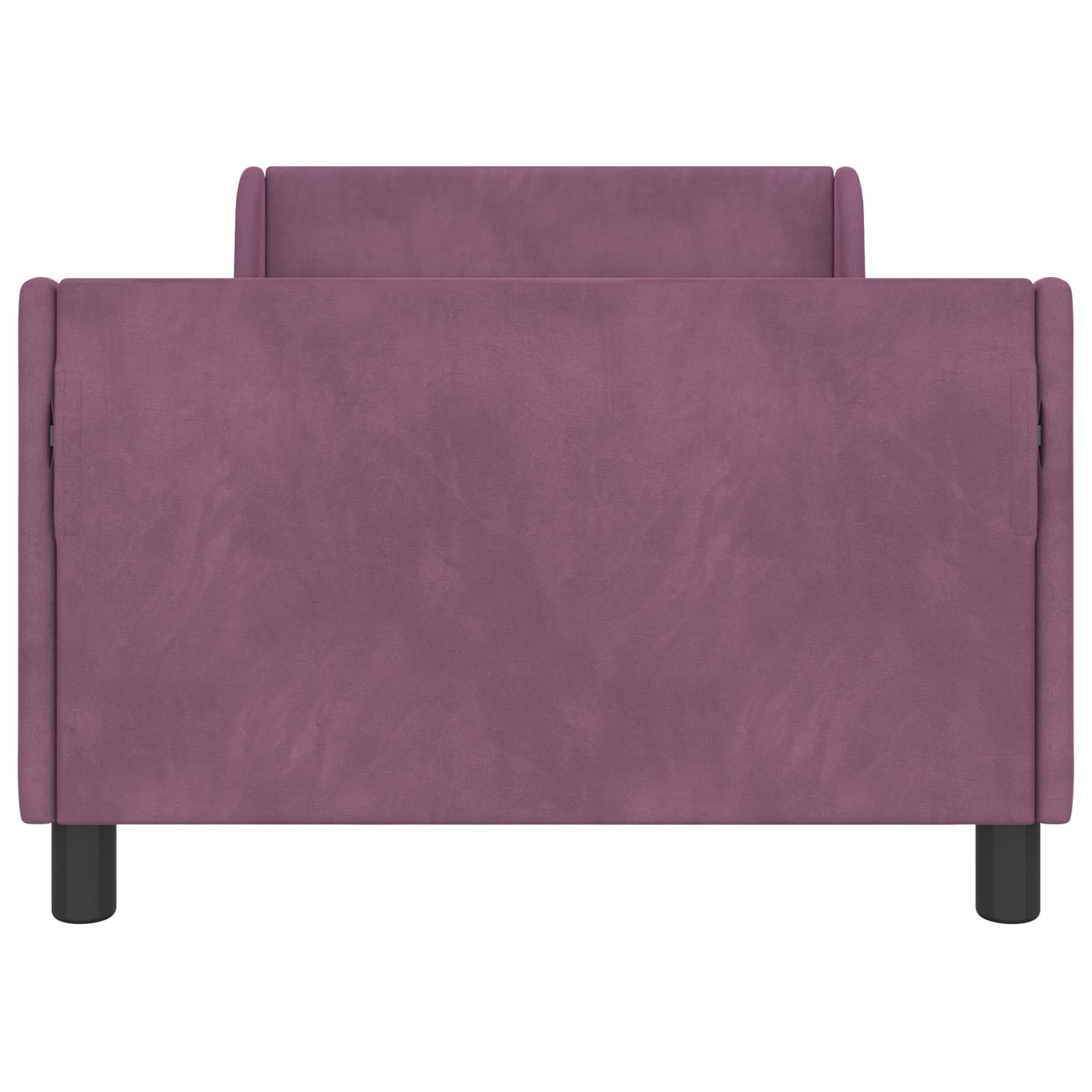 Krevet za djecu s uzglavljem Ljubičasta 80 x 200 cm Baršun