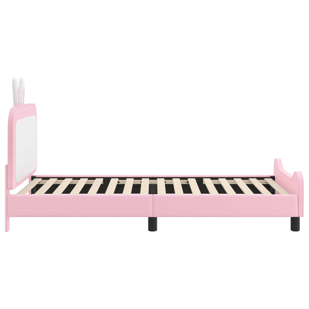 Krevet za djecu s uzglavljem Ružičasta 80 x 200 cm PU