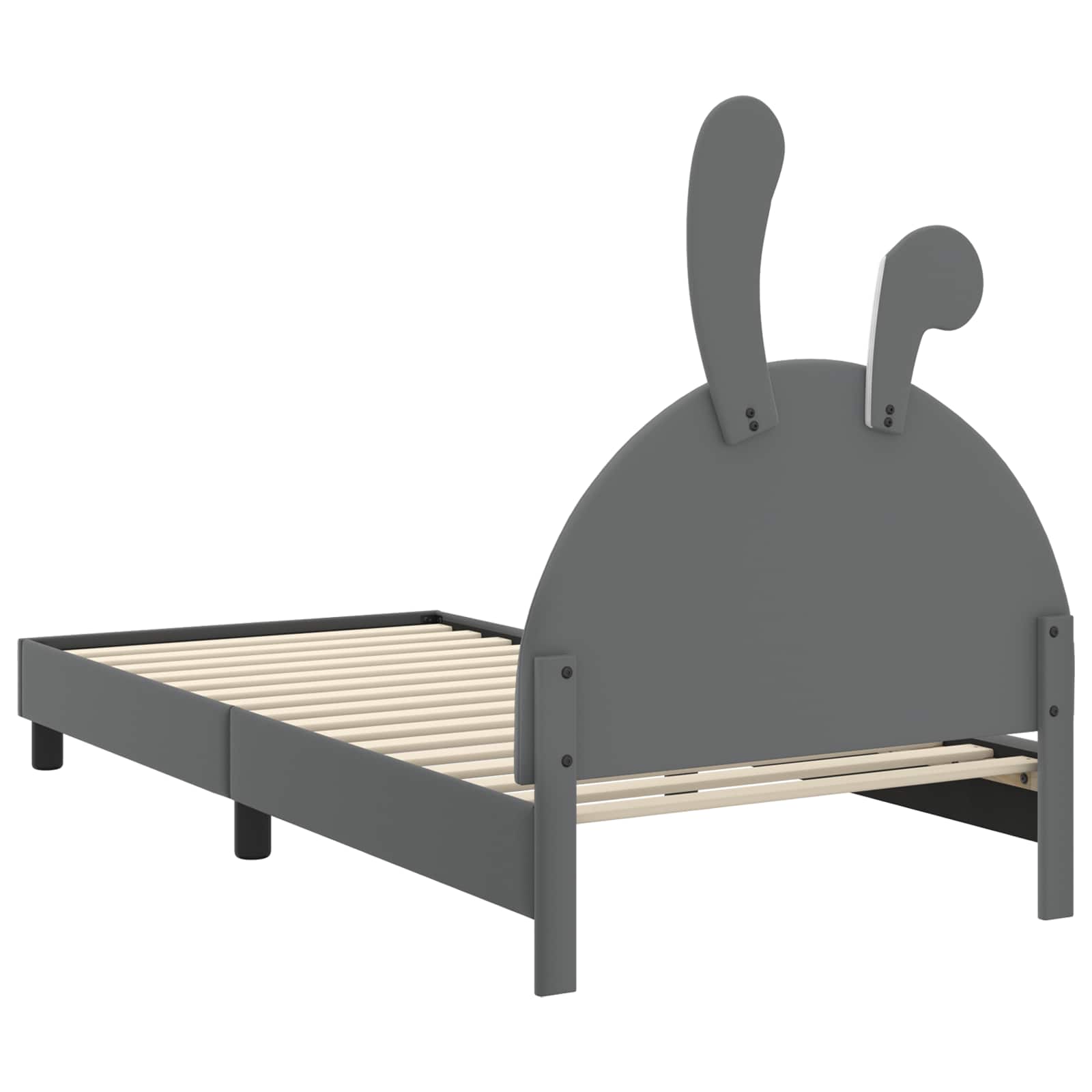Krevet za djecu s uzglavljem Svijetlo siva 80 x 200 cm PU