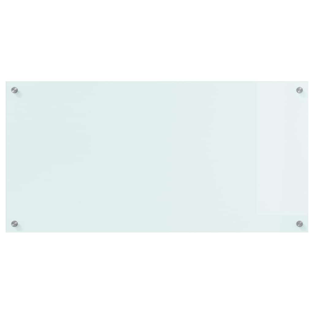 Kuhinjski zid Mlijeko 100 x 50 cm Staklo otporno na udarce