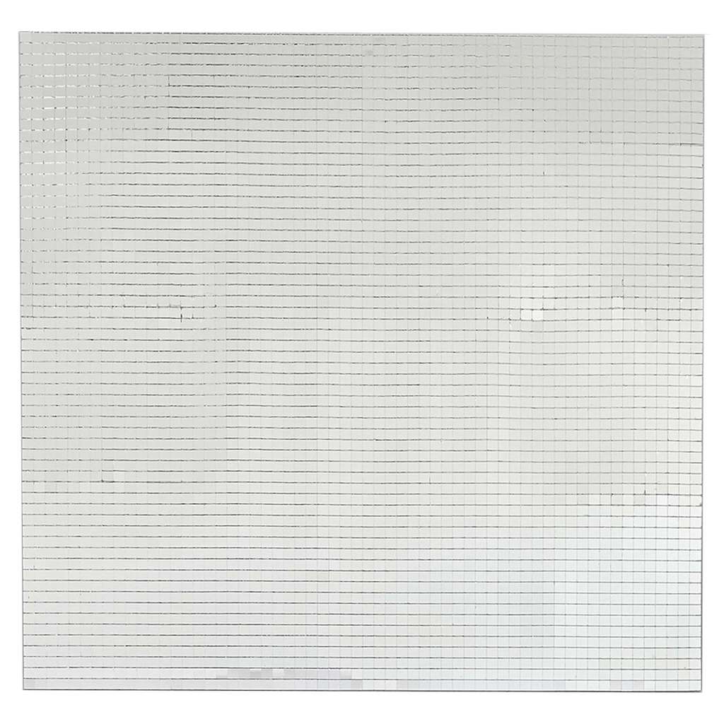 Mozaična ogledalo pločica 3 pcs Srebrno 30 x 30 cm Stakl
