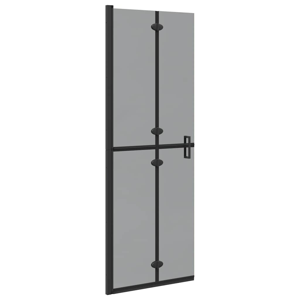 Walk-In zid za tuširanje Crna 70 x 6,5 x 190 cm
