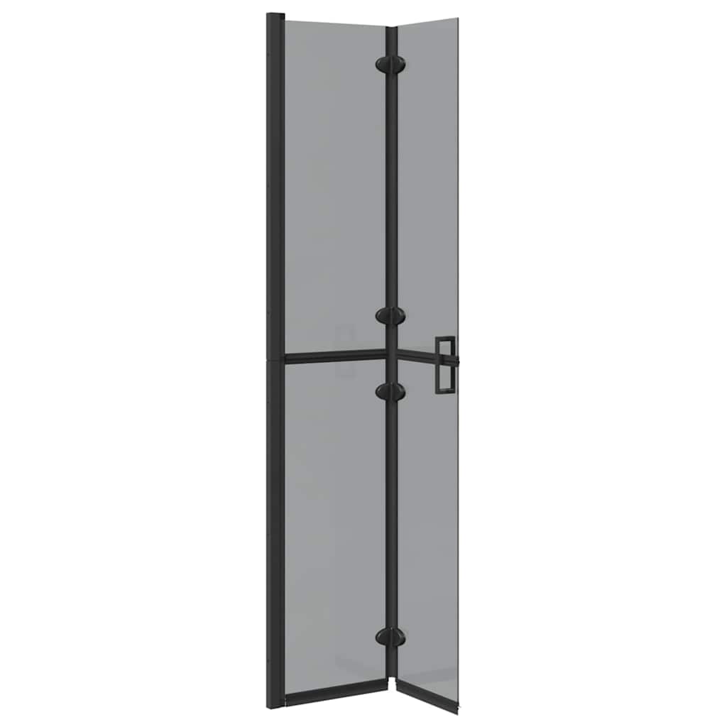 Walk-In zid za tuširanje Crna 70 x 6,5 x 190 cm