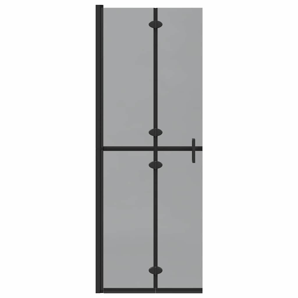 Walk-In zid za tuširanje Crna 70 x 6,5 x 190 cm