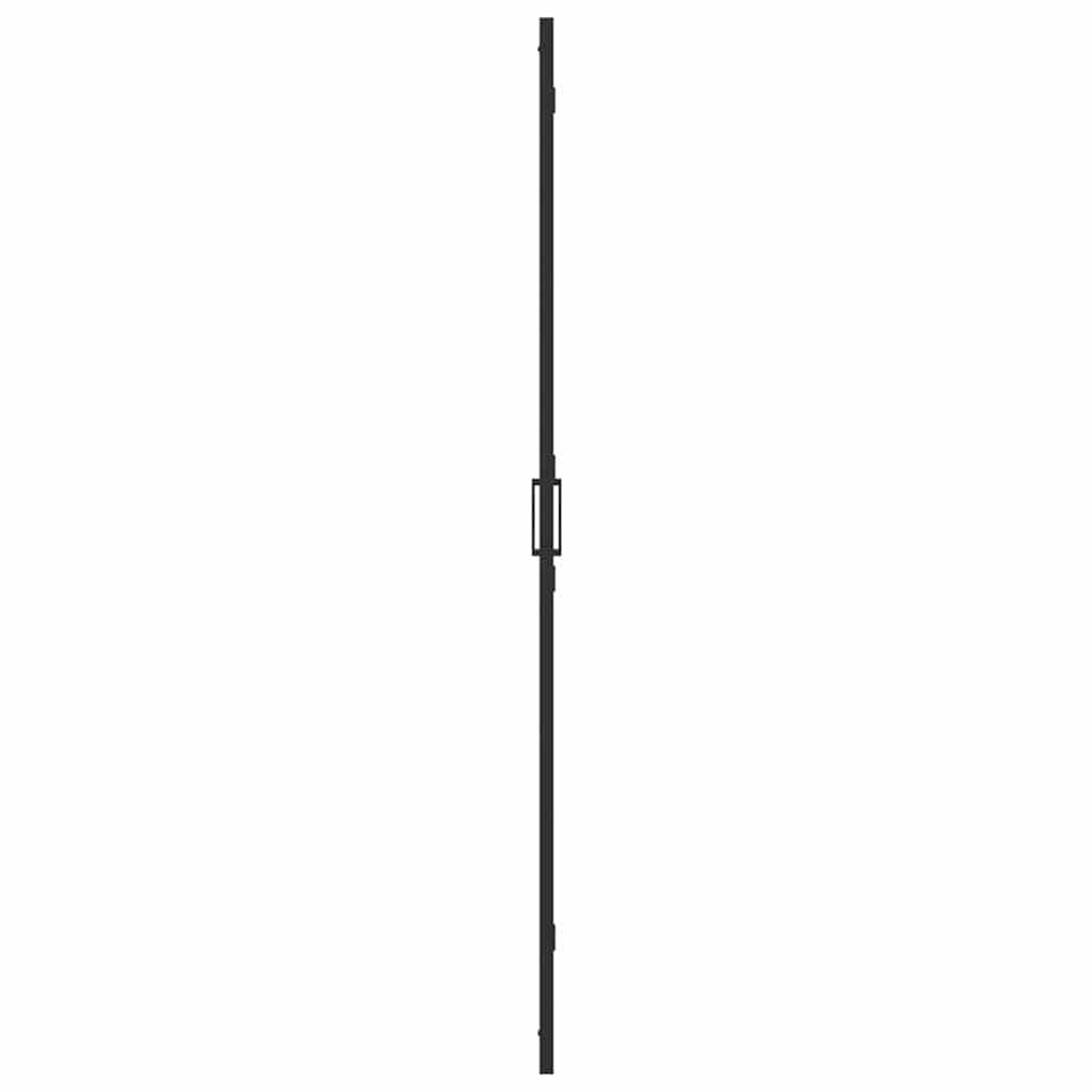 Walk-In zid za tuširanje Crna 70 x 6,5 x 190 cm