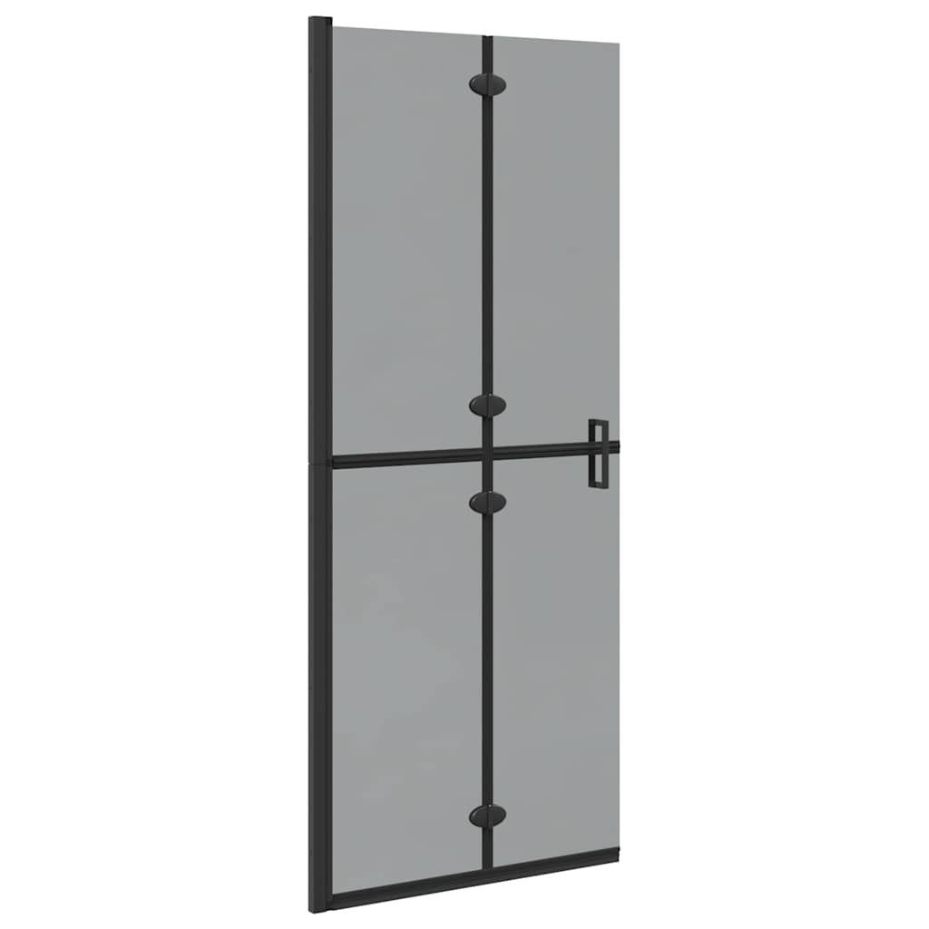 Walk-In zid za tuširanje Crna 80 x 6,5 x 190 cm