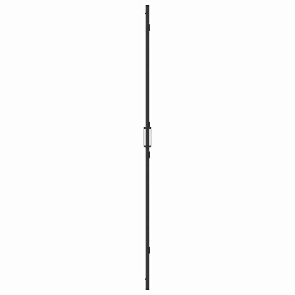 Walk-In zid za tuširanje Crna 90 x 6.5 x 190 cm