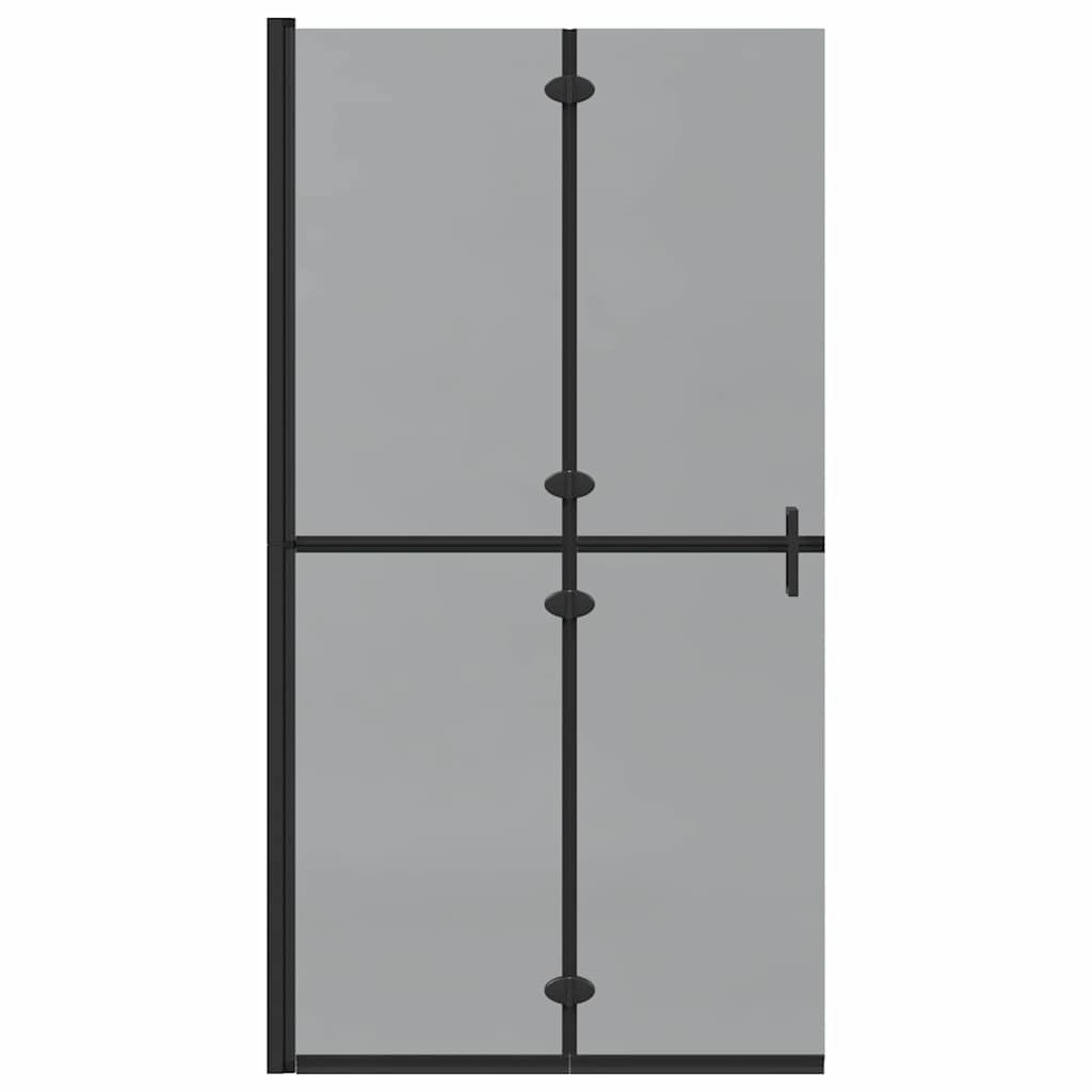 Walk-In zid za tuširanje Crna 100 x 6,5 x 190 cm