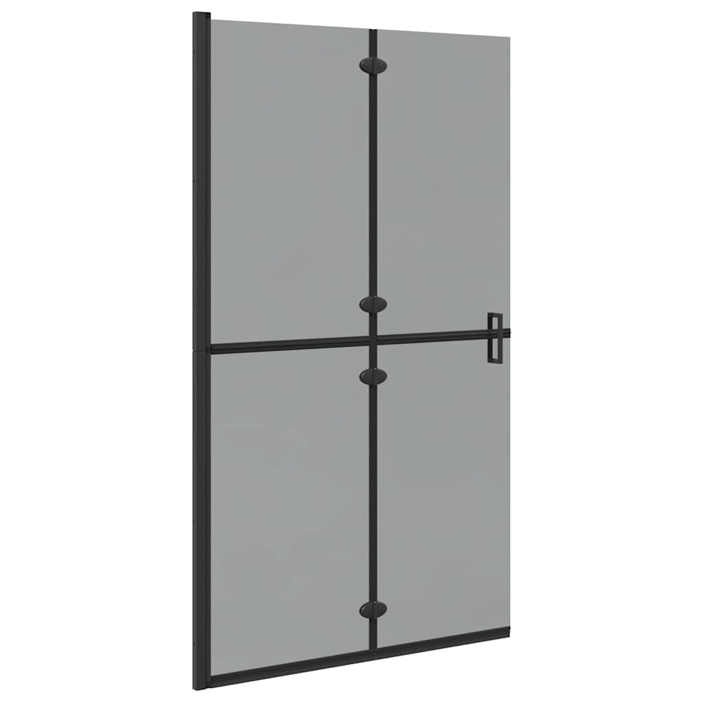Walk-In zid za tuširanje Crna 110 x 6,5 x 190 cm