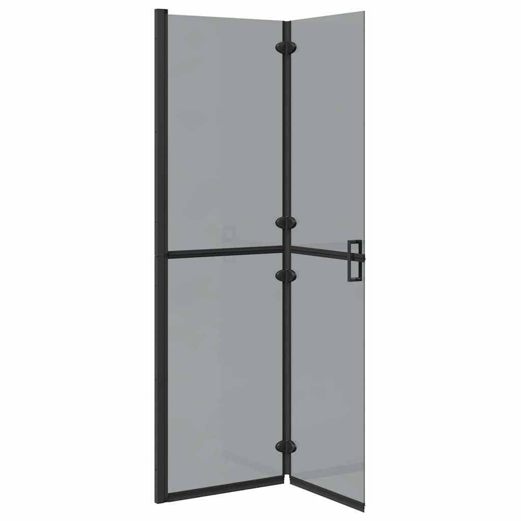 Walk-In zid za tuširanje Crna 110 x 6,5 x 190 cm