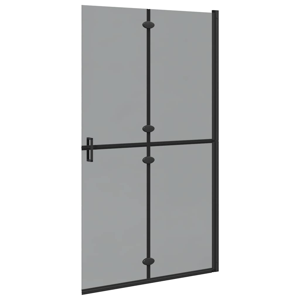 Walk-In zid za tuširanje Crna 110 x 6,5 x 190 cm