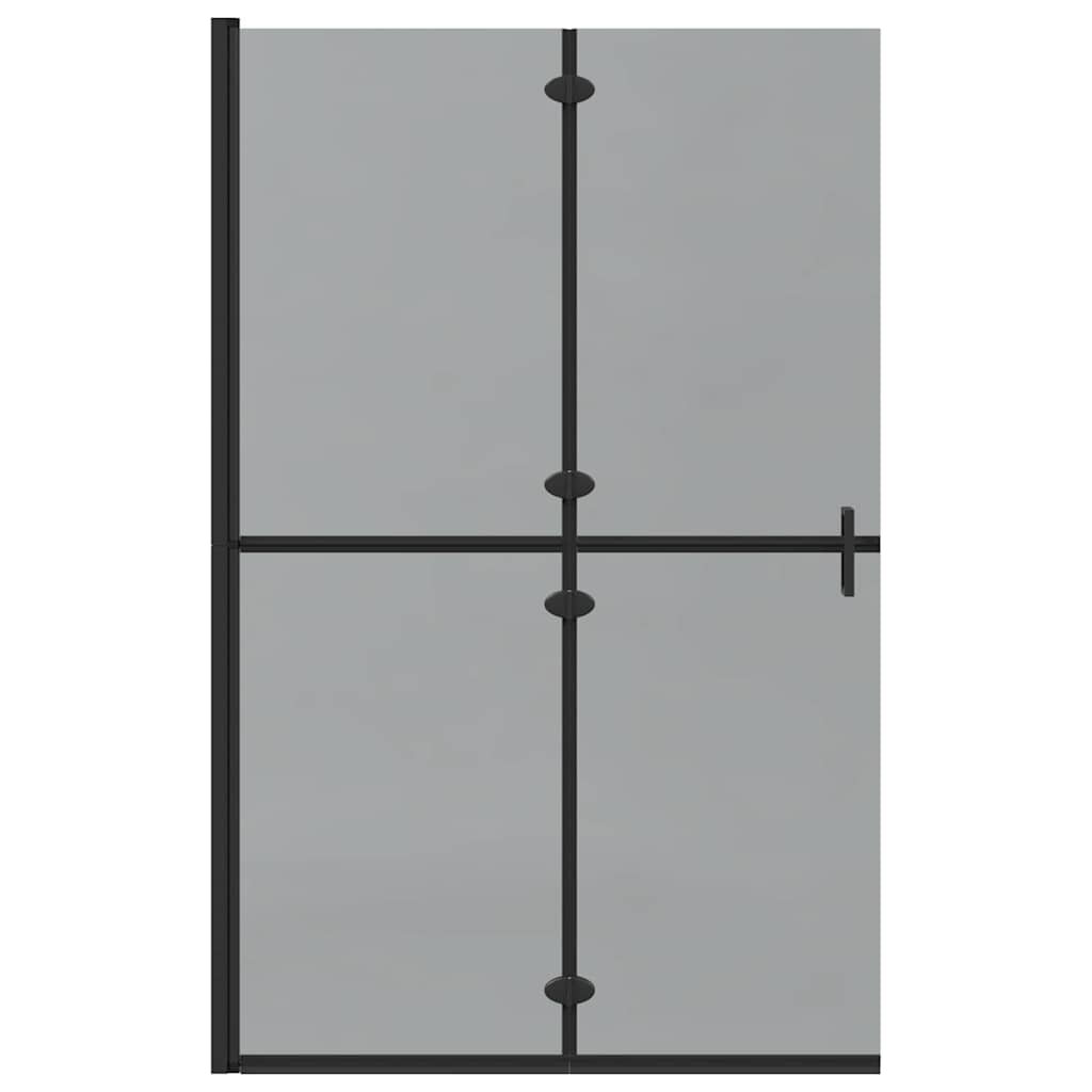 Walk-In zid za tuširanje Crna 120 x 6,5 x 190 cm