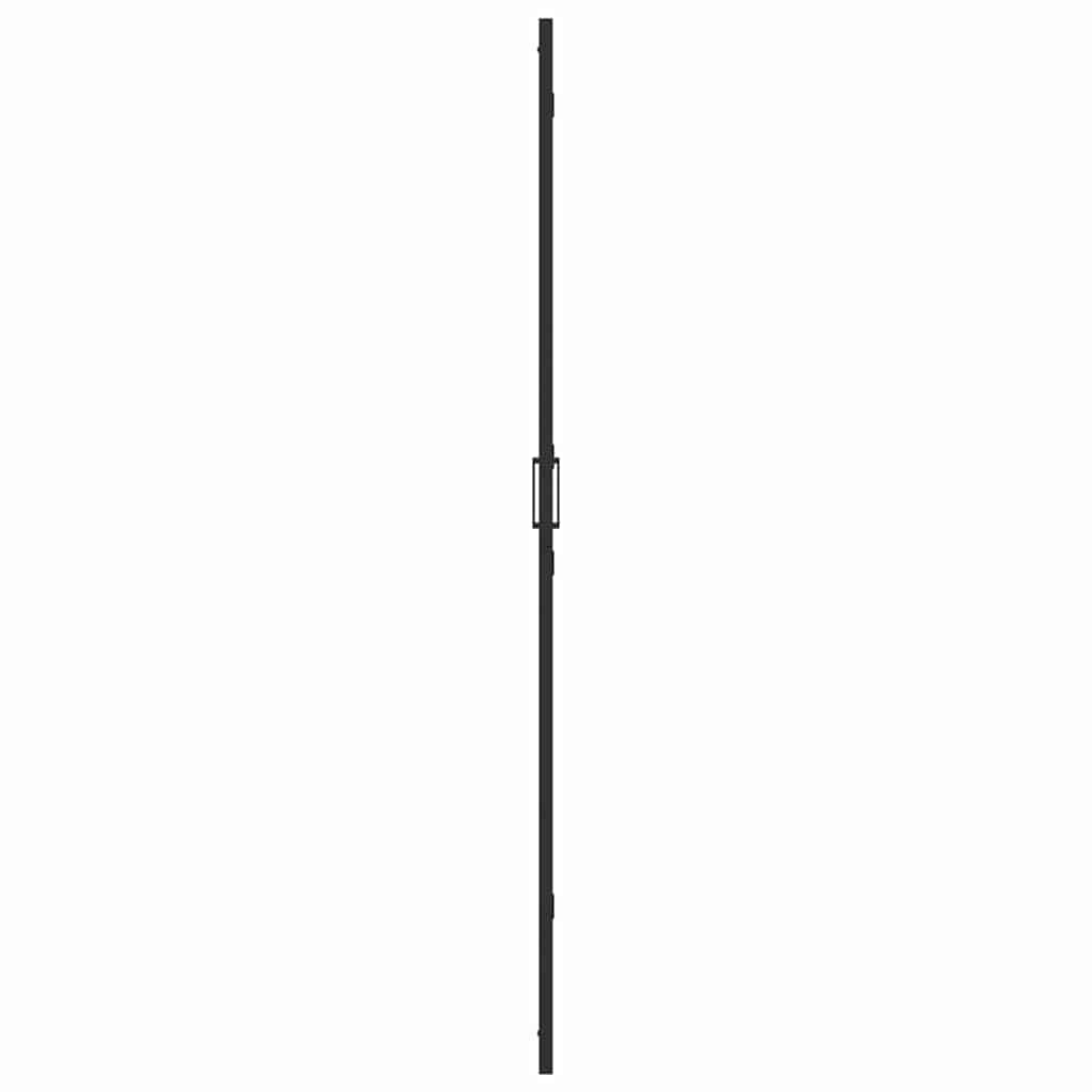 Walk-In zid za tuširanje Crna 120 x 6,5 x 190 cm