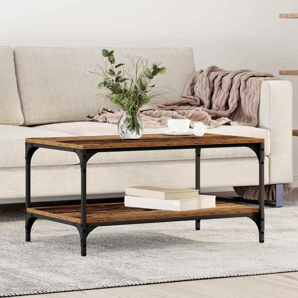 Kava Stol Staro drvo 80 x 50 x 40 cm Konstruirano drvo