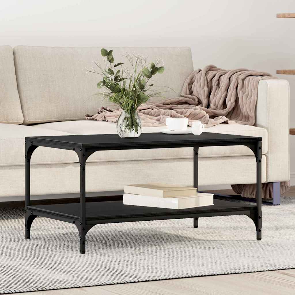Kava Stol Crni hrast 82 x 50 x 40 cm Konstruirano drvo