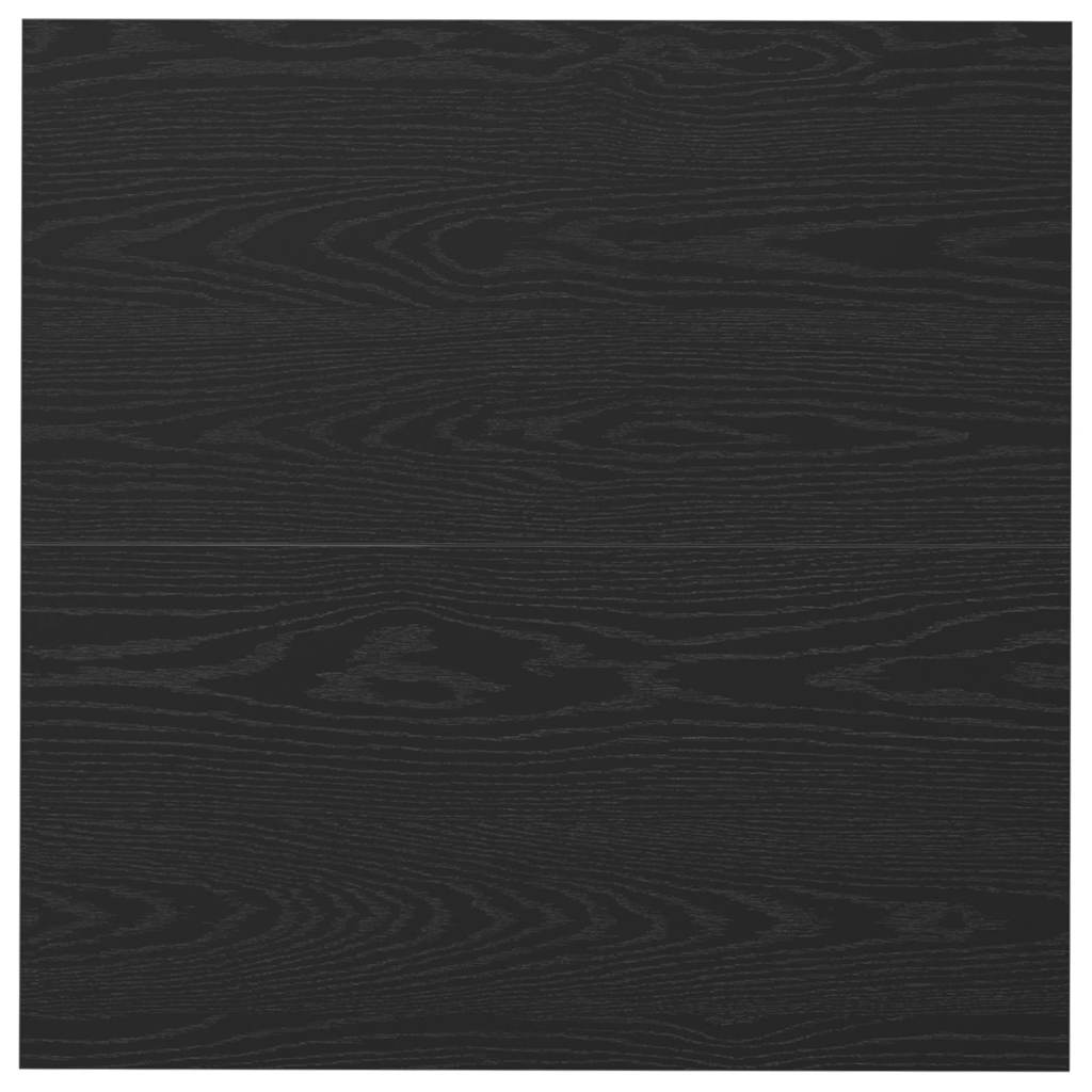 Kava Stol Crni hrast 80 x 80 x 40 cm Konstruirano drvo