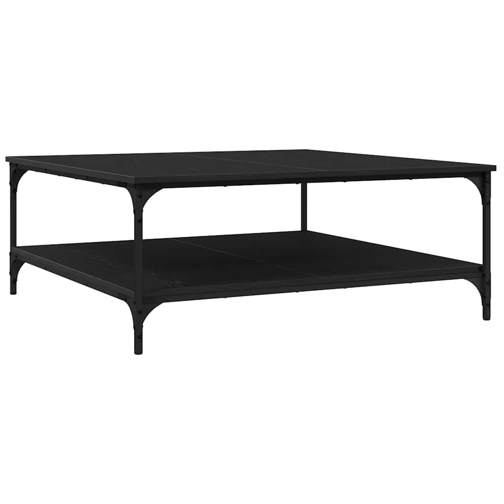 Kava Stol Crni hrast 100 x 100 x 40 cm Konstruirano drvo