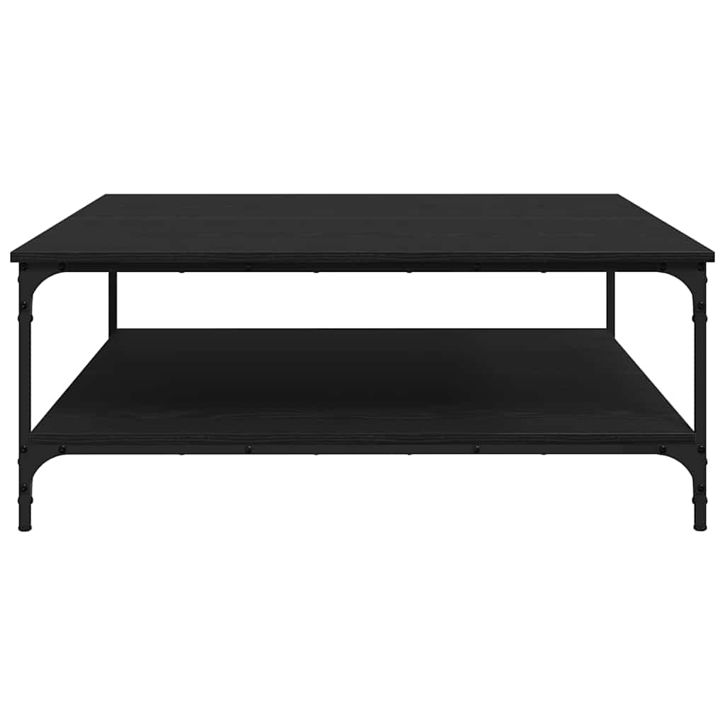 Kava Stol Crni hrast 100 x 100 x 40 cm Konstruirano drvo