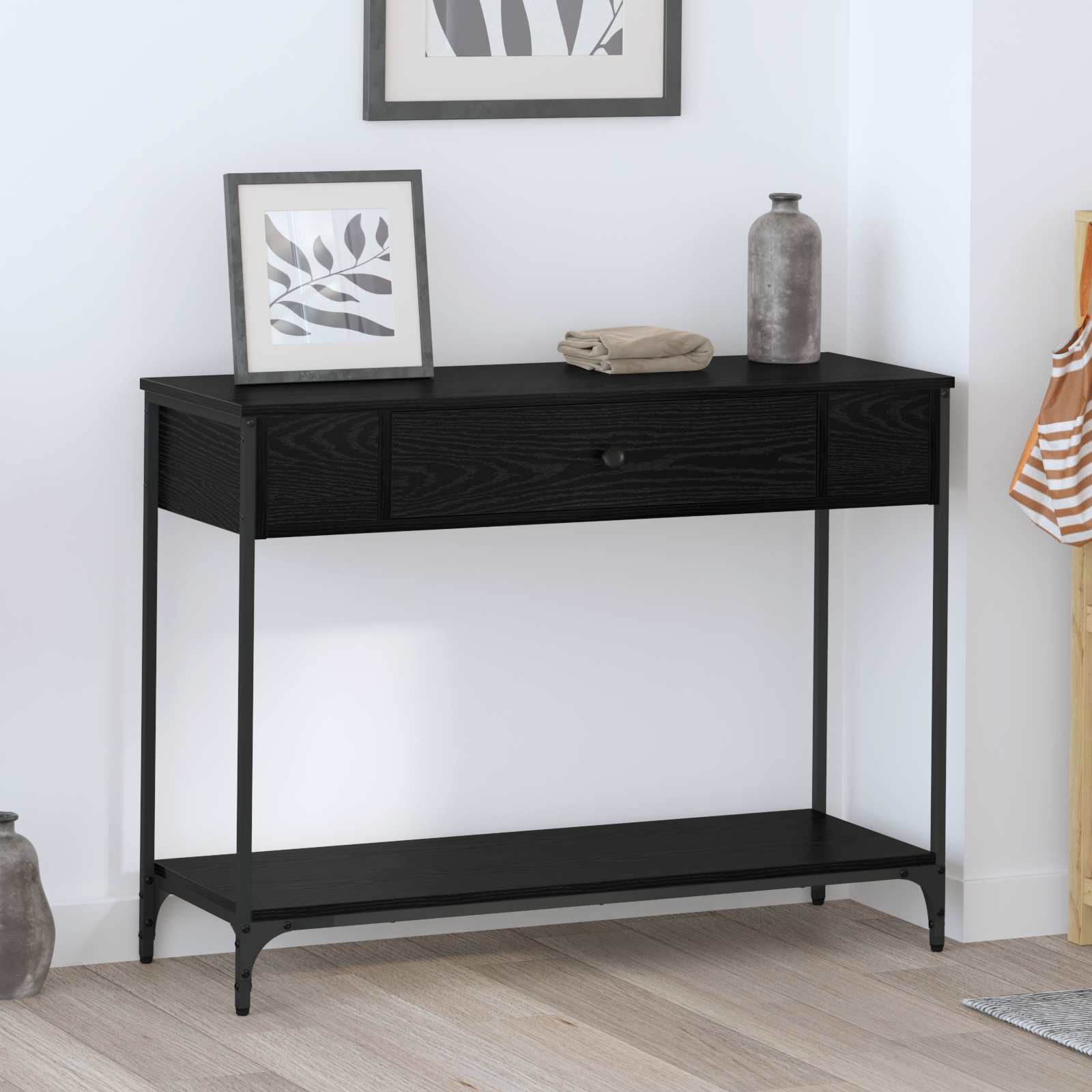 Konzolna stolica Ostalo Crni hrast 100 x 34.5 x 75 cm
