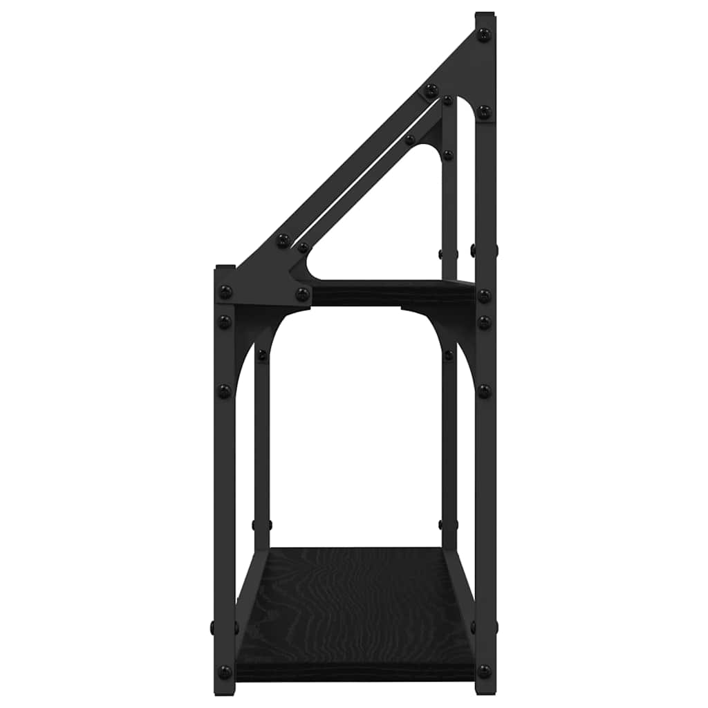 Polica na zidu Crni hrast 60 x 21 x 51 cm Konstruirano drvo