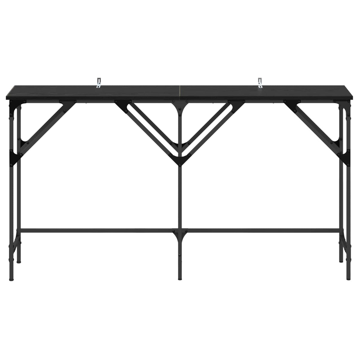 Konzolna stolica Crni hrast 140 x 29 x 75 cm Konstruirano drvo