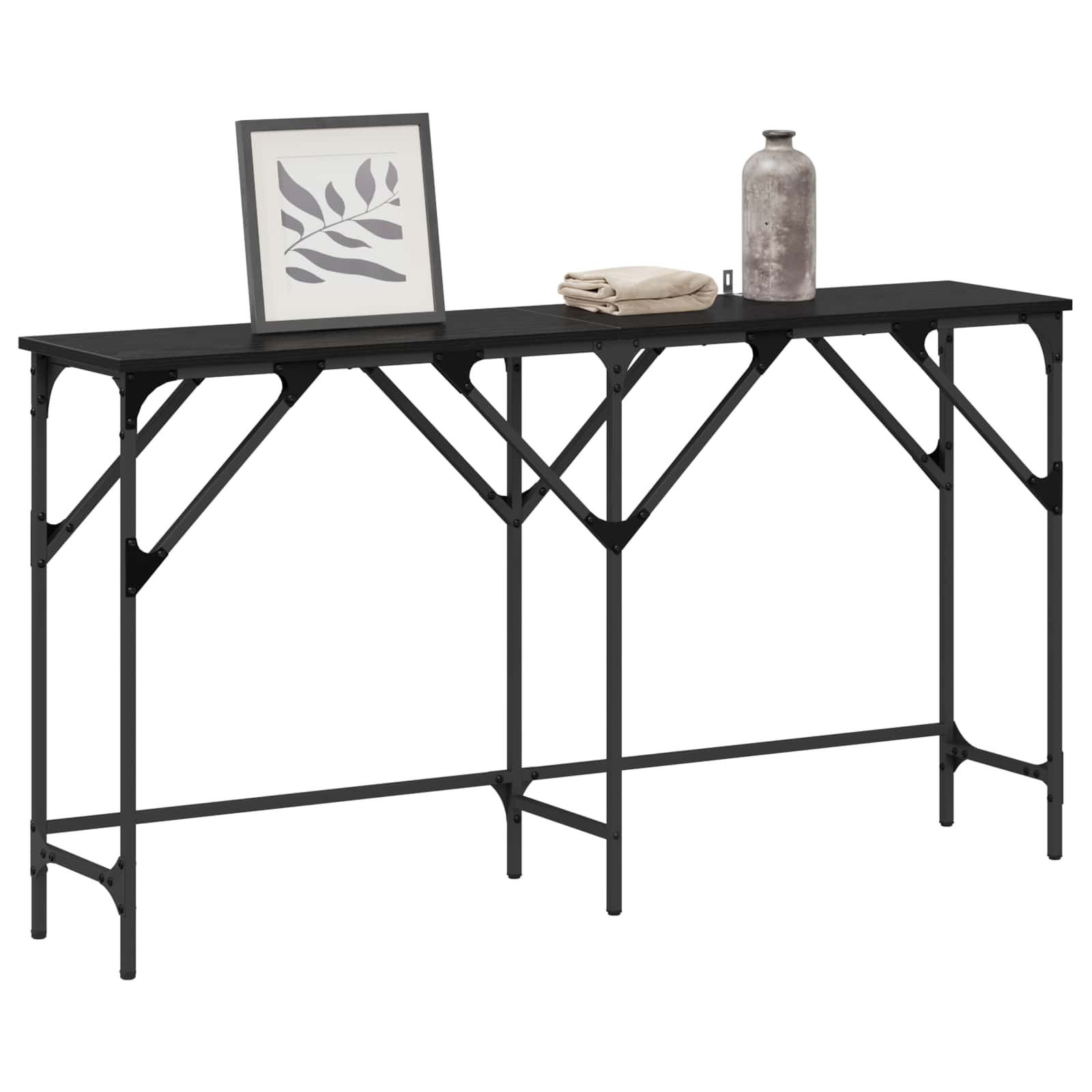 Konzolna stolica Crni hrast 140 x 29 x 75 cm Konstruirano drvo