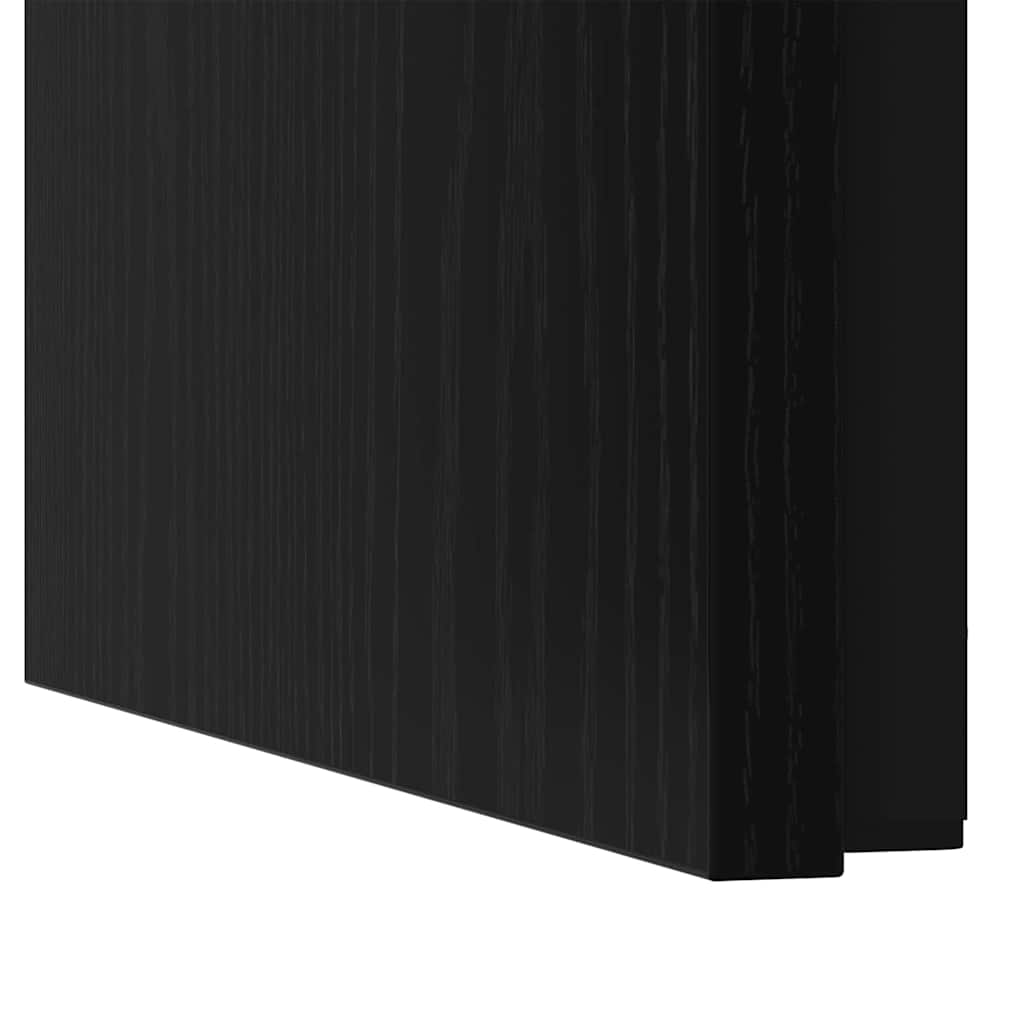 Kava Stol 3 pcs Crni hrast Konstruirano drvo
