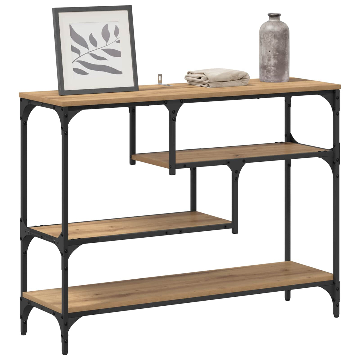 Konzolni stol boja hrasta sonome 100x30x75 cm konstruirano drvo