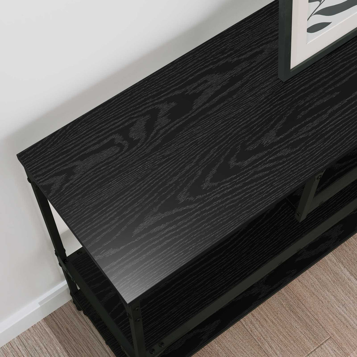 Konzolna stolica Crni hrast 100 x 30 x 75 cm Konstruirano drvo