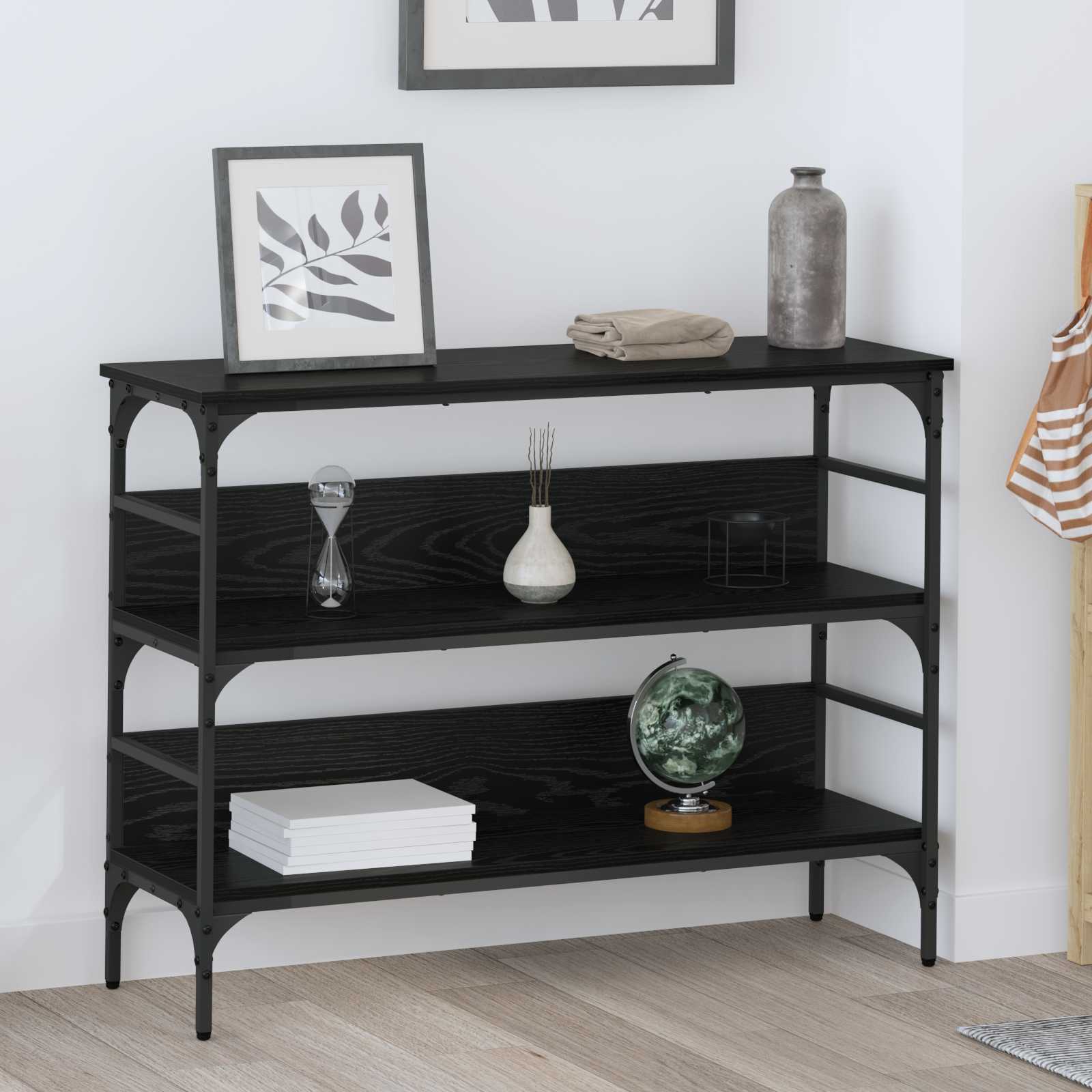 Konzolna stolica Crni hrast 100 x 32 x 75 cm Konstruirano drvo