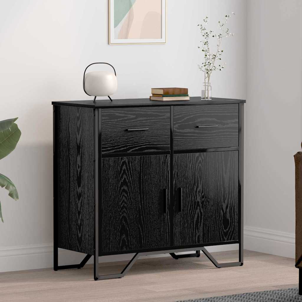 Kreveta s ladicama Crni hrast 79,5 x 35,5 x 74,5 cm