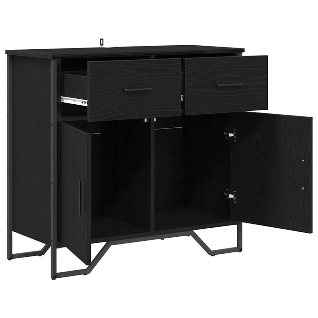 Kreveta s ladicama Crni hrast 79,5 x 35,5 x 74,5 cm