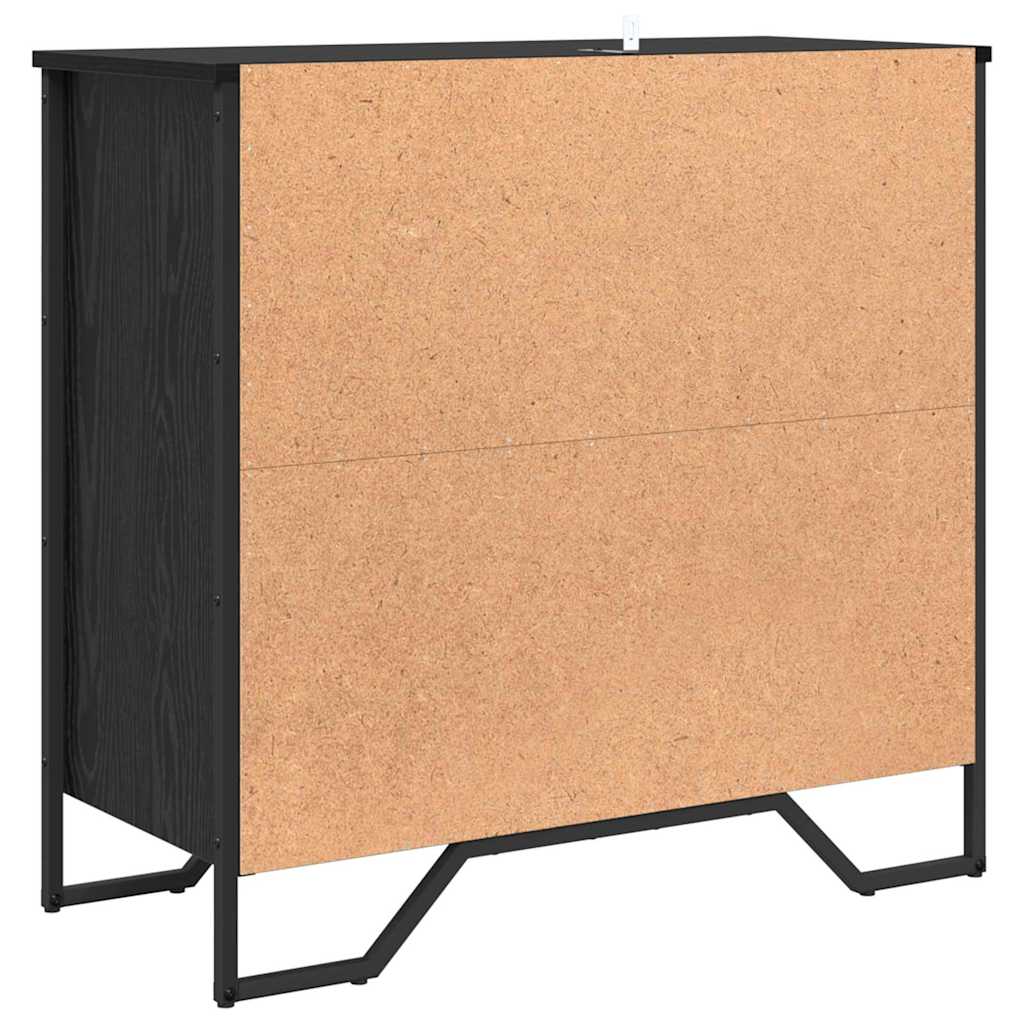 Kreveta s ladicama Crni hrast 79,5 x 35,5 x 74,5 cm