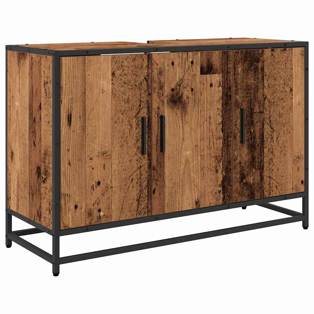 Kupaonski ormar Staro drvo 90 x 33 x 60 cm Konstruirano drvo