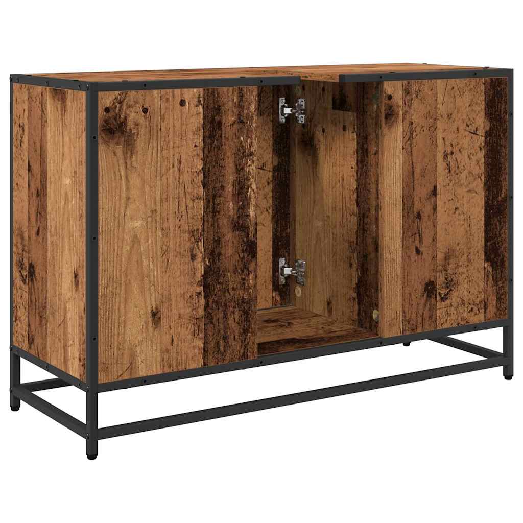Kupaonski ormar Staro drvo 90 x 33 x 60 cm Konstruirano drvo