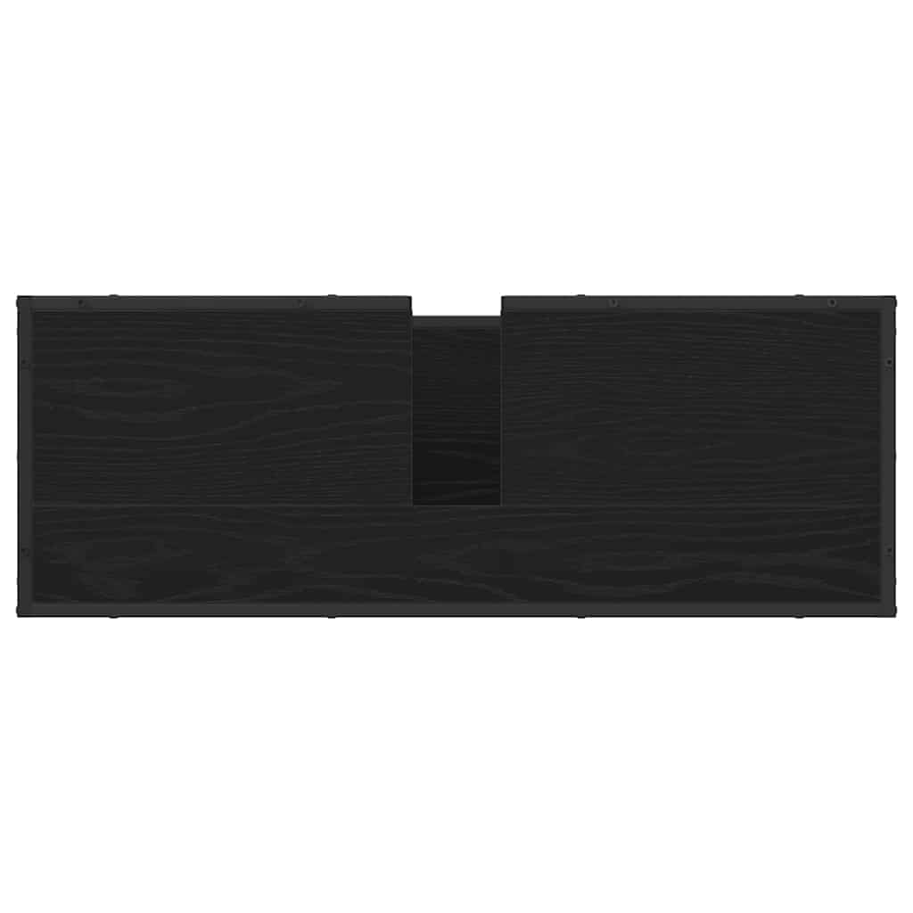 Kupaonski ormar Crni hrast 90 x 33 x 60 cm Konstruirano drvo