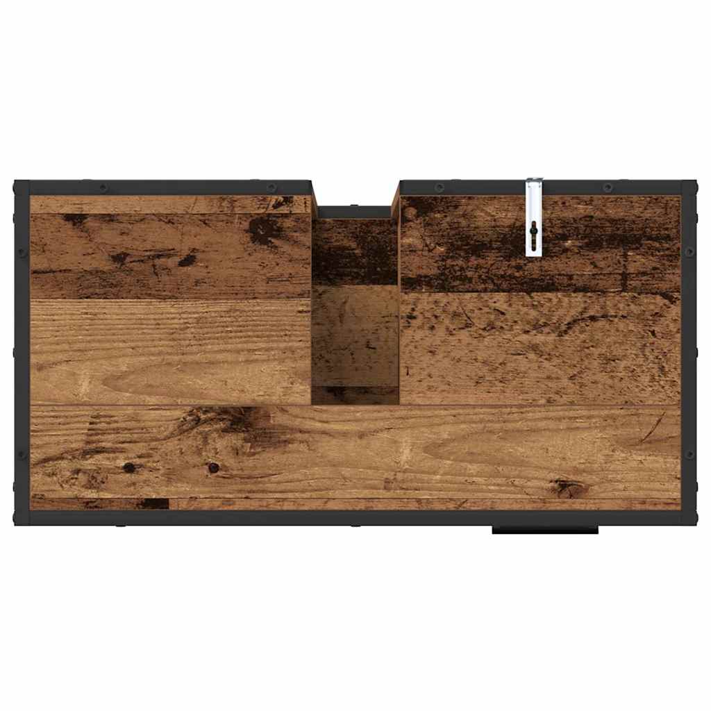 Kupaonski ormar Staro drvo 65 x 33 x 60 cm Konstruirano drvo