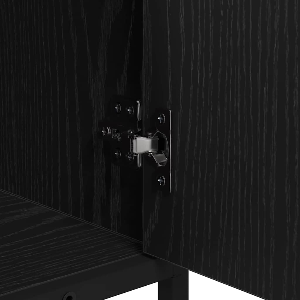Kupaonski ormar Crni hrast 65 x 33 x 60 cm Konstruirano drvo