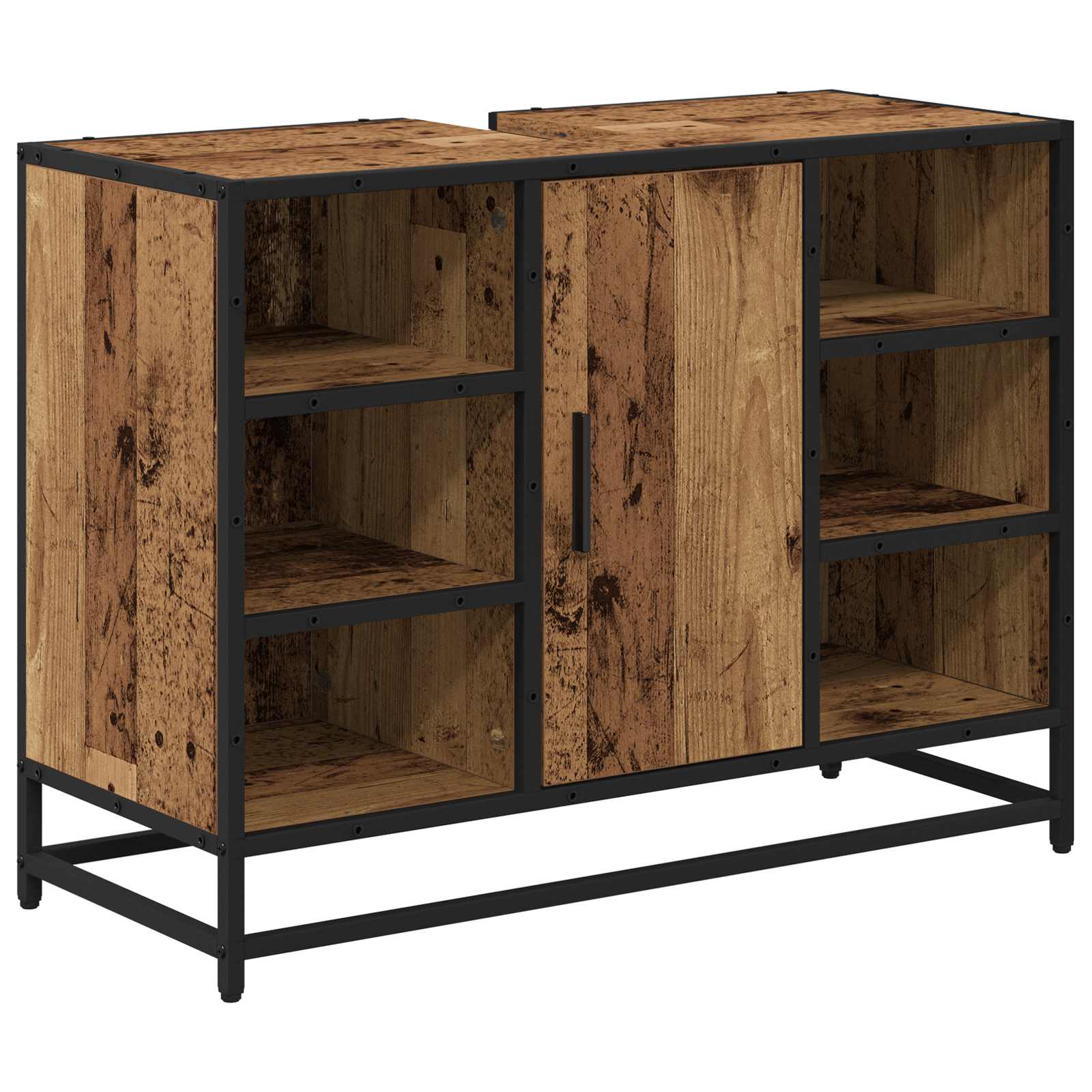 Kupaonski ormar Staro drvo 80 x 33 x 60 cm Konstruirano drvo