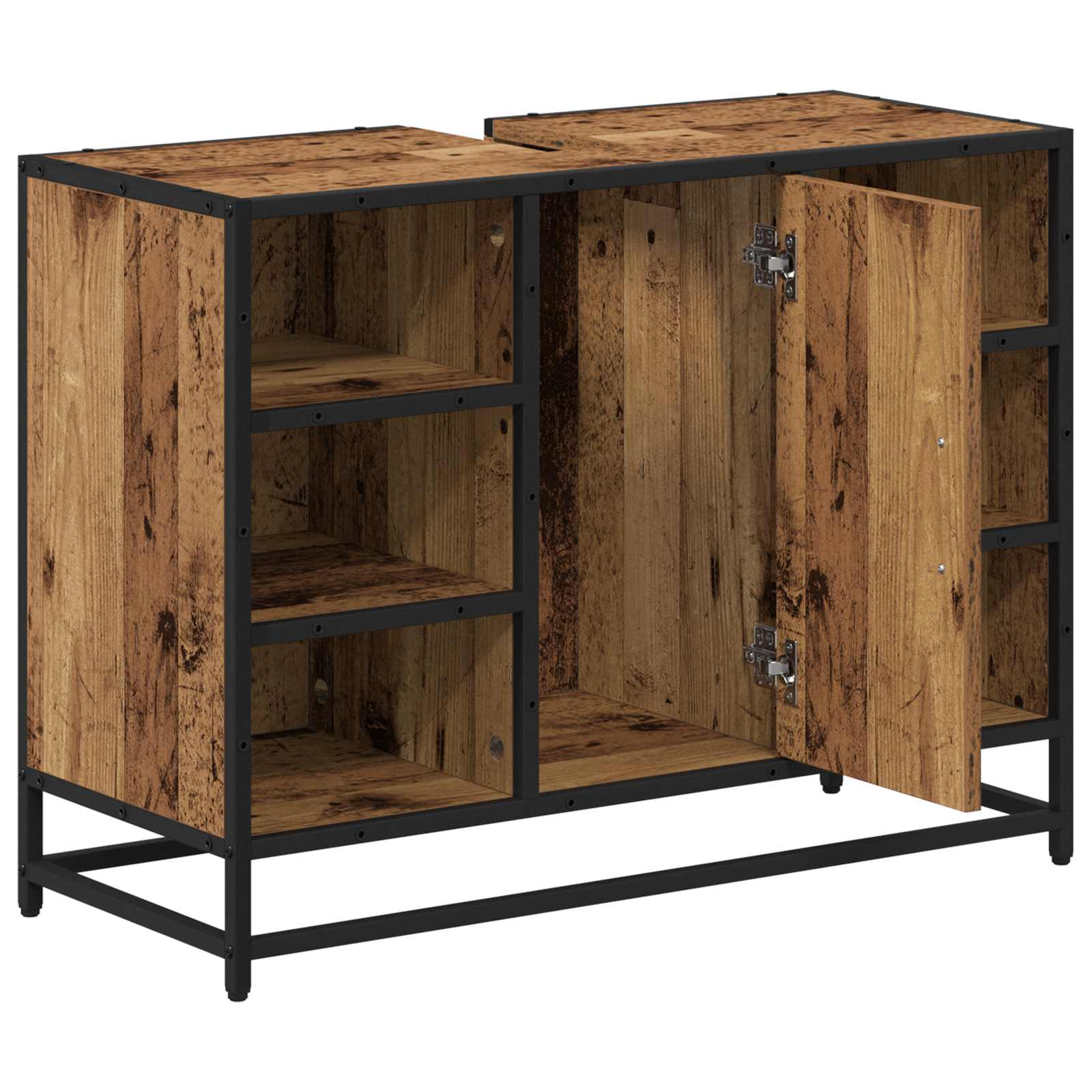 Kupaonski ormar Staro drvo 80 x 33 x 60 cm Konstruirano drvo