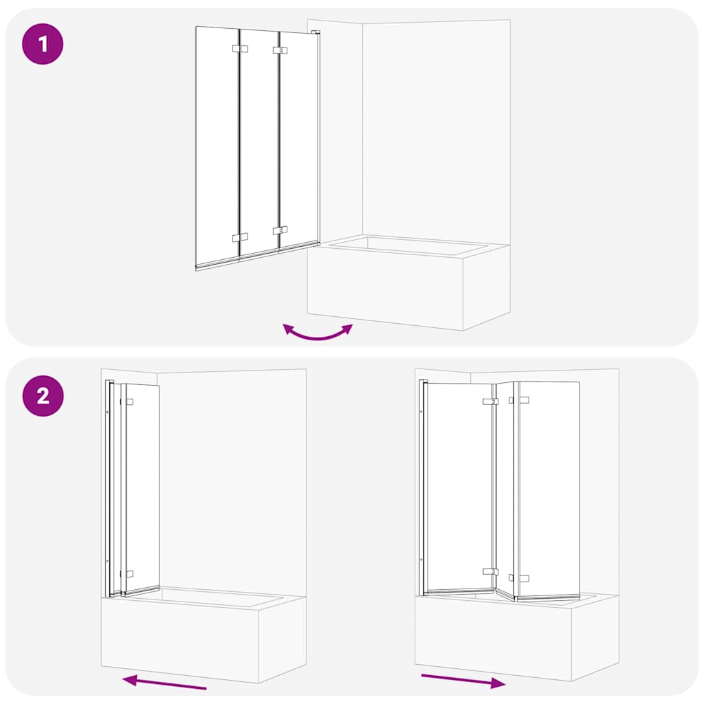 Ograda za tuš Zlatno 130 x 138 cm ESG staklo i aluminij
