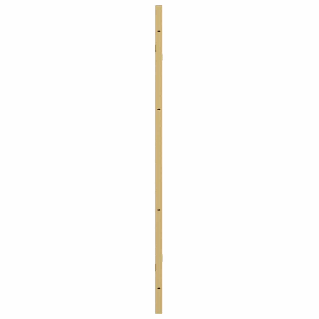Ograda za tuš Zlatno 130 x 138 cm ESG staklo i aluminij