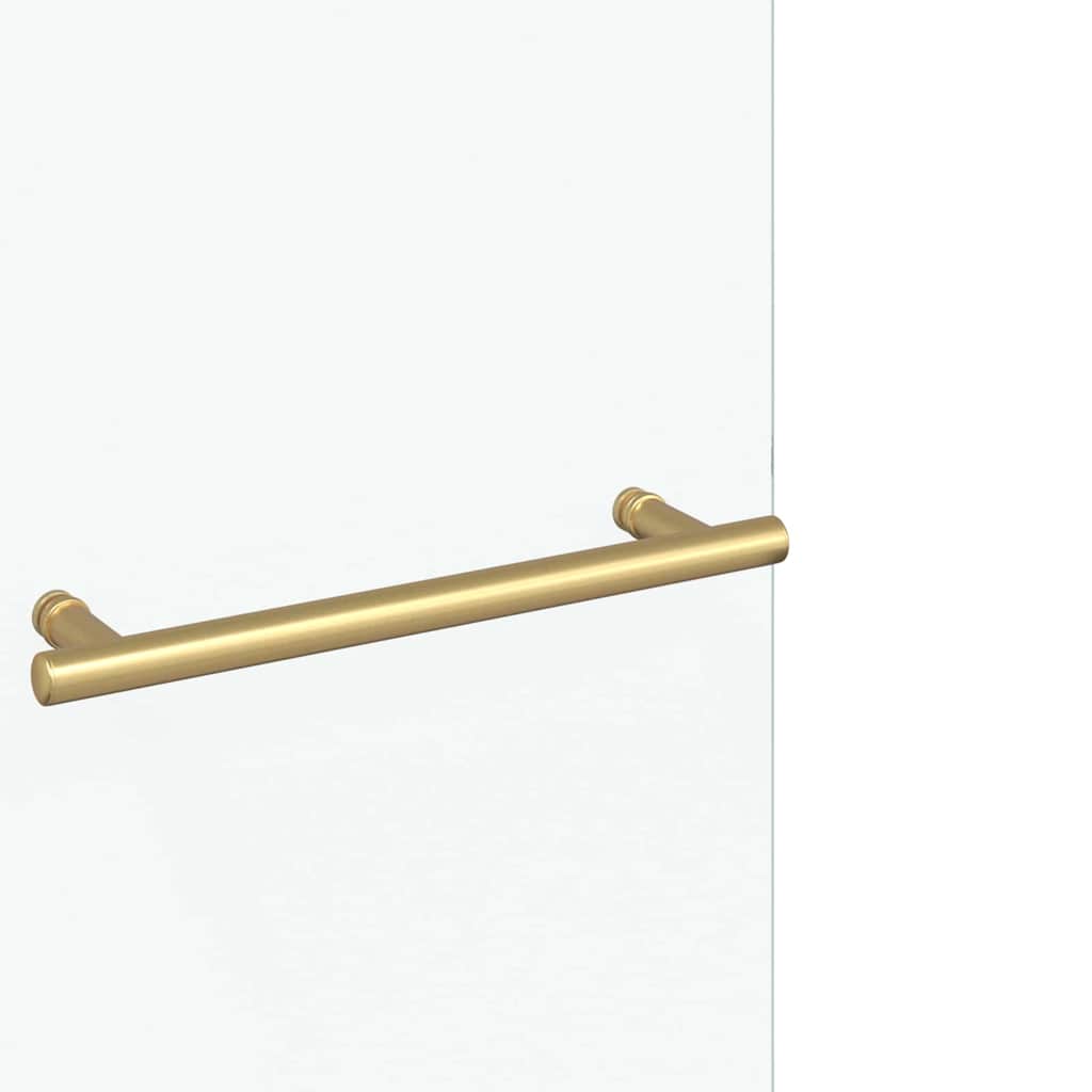 Ograda za tuš Zlatno 95 x 140 cm ESG staklo i aluminij
