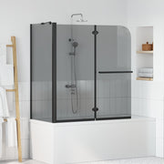 Bi-savinjska tuš ograde Tamno proziran 120 x 67 x 129 cm