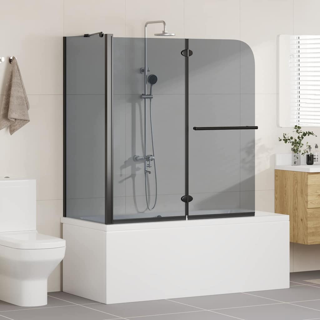 Bi-savinjska tuš ograde Tamno proziran 120 x 67 x 129 cm