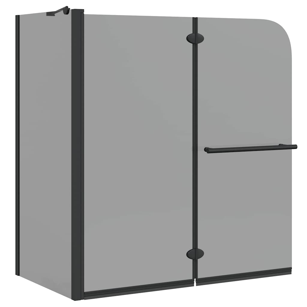 Bi-savinjska tuš ograde Tamno proziran 120 x 67 x 129 cm
